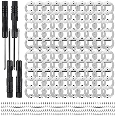 Wisboey 100 Set Apribottiglie Inserto FAI DA TE Apribottiglie Materiale Metallico Apribottiglie Materiale Biera Apribottiglie FAI DA TE