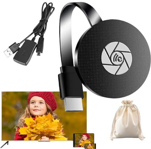 Lefun TV Streaming Device, Lefun Dispositif De Streaming TV, Zonevel TV Box, Boitier Lefun TV, Seurico TV Box, 4K Pc to TV Wireless Screen Projector (1pc)