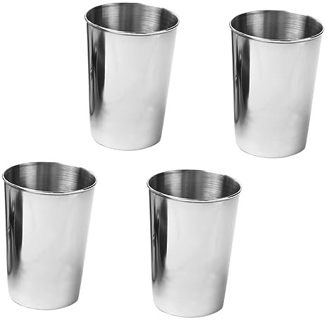 Sosoport 1satz Edelstahl Camping Kaffeebecher Doppelwandig Isolierter Outdoor Becher Für Picknick Reisen Getränke Mit Tragetasche Rostfrei Und Langlebig