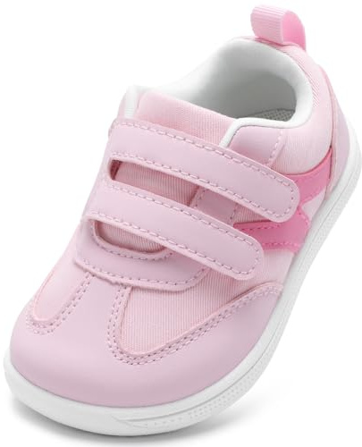 STQ KIDS Zapatillas Barefoot Niños Ancho Calzado Respetuoso Bebe 20-29 EU | Puntera Ancha, Barefoot, Flexible, Gancho y Bucle, Antideslizante, Ligeros, Transpirable, Zero Drop, Plantilla Extraíble