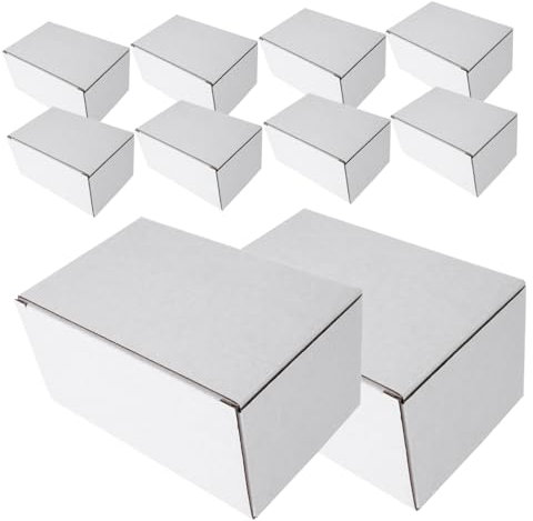 HOODANCOS Wellpappkartons 16x8x10cm Unterteilt Stoßfeste Versandkartons Mehrfachfächer Weinkartons Umzug Verpackungsmaterial Für Glas Flaschen
