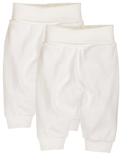 Playshoes Baby pumpbyxor joggingbyxor 2-pack, natur, 50