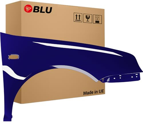BLU Premium Kotflügel Passend für VW Volkswagen Golf IV 4 LA5G Rechts Blau | 1997-2006 | Vorderseite Vorne | Verzinkt & Lackiert | Einbaufertig