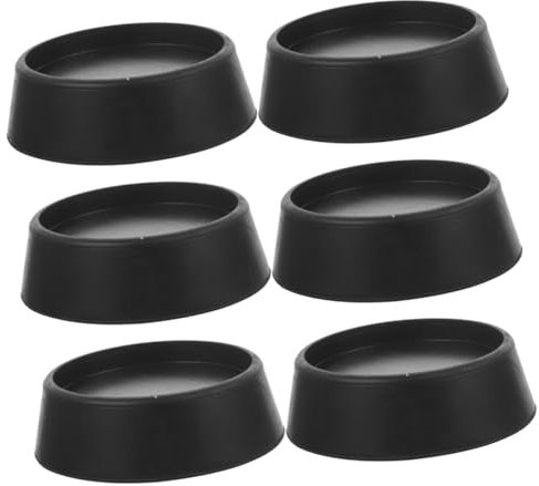 SHINEOFI 6pcs Washing Machine Vibration Pads Sturdy Furniture Non-skid Mats Noise Dampening Floor Protectors
