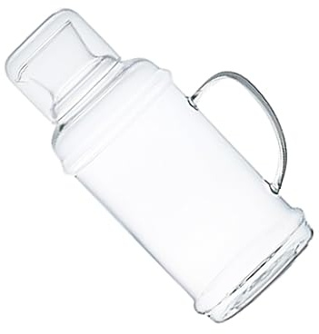 UTHCLO Jarra de Vidrio Resistente al Calor Tetera Transparente para Agua Fría Diseño Simple y Elegante para Uso Doméstico