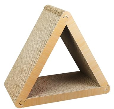 Zambuph Rascador Vertical para Gatos de Densidad, Caja de cartón Corrugado Papel Estable y Resistente al Desgaste, Nido para Gatos
