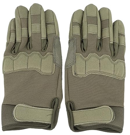POENVFPO Guantes de Escalada con Pantalla Táctil, Muñeca con Cierre Ajustable con Palma Acolchada y Protector de Nudillos EVA para Escalada en Roca Al Aire