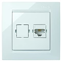SIMON f1590480030 Telefon-Steckdose weiß