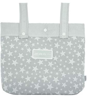 Cambrass Star - Bolso maternal panadera para carro bebe, color gris