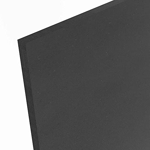 19mm MDF schwarz durchgefärbt Platte 42x30 cm (A3)