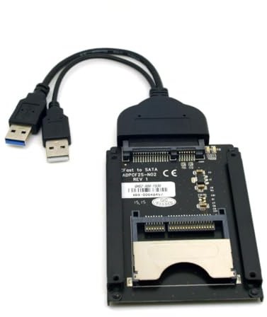 Chenyang SATA 22PIN a USB 3.0 per CFAST Card Adapter 6,3 cm hard disk case SSD HDD CFAST lettore di schede per PC portatile
