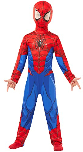 Rubie's Spiderman Classic Kostym, Blå, Röd, M, 116 cm