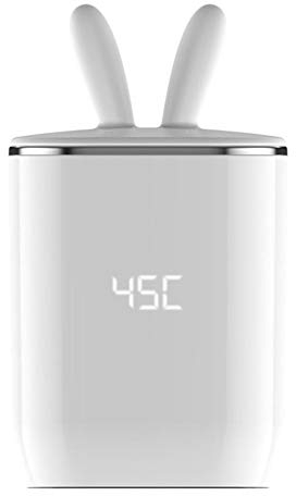 MSQL USB Charging Baby Milk Warm Chauffe-biberon/Chauffe-Lait Portable, contrôle de la température à 4 Niveaux, Affichage de la température LED, pour réchauffer Le Lait pour bébé