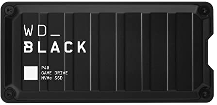 WD_BLACK P40 500GB Game Drive SSD, External SSD drive, Portable, Works with Playstation, PS5, Xbox, PC & Mac, Superspeed USB 3.2 Gen 2x2, up to 2000 MB/s, WD_BLACK Dashboard, RGB lighting