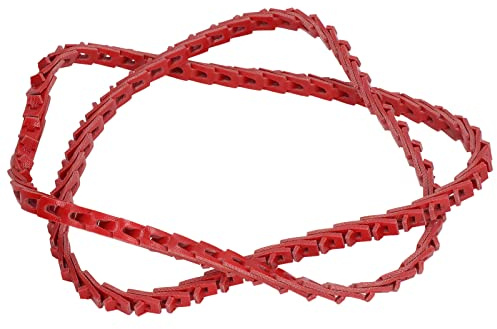 Power Twist Keilriemen, 1/2 Zoll x 5 Fuß EIN Verstellbarer Glieder V Riemen A-Typ Verstellbarer Glieder V Riemen PU-Gliederriemen für Drehmaschinen Bohrmaschinen Tischkreissägen