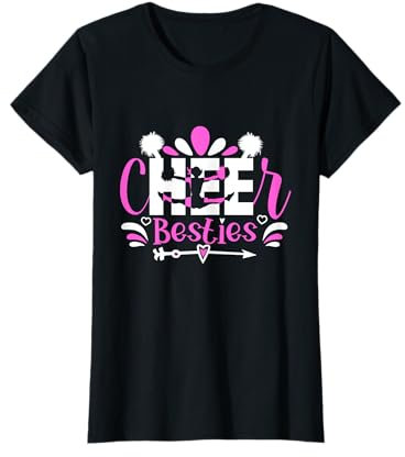 Lustiges Cheer Besties Zitat Cheerleading Team Cheer Squad T-Shirt