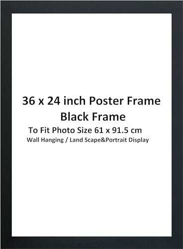 DECORO 36x24Inch Black Photo Frames, 61x91cm, Black