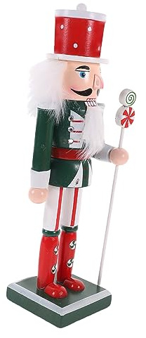 HOLIDYOYO Ornamenti Natalizi in Legno Schiaccianoci Decorazioni Festive per La Tavola