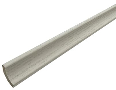 Scotia Beading Flooring MDF Laminate Skirting Cladder 2.4m (10 Lengths) 25 Colours Available (White Oak)