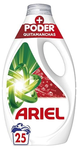 Ariel Detergente Lavadora Liquido, 100 Lavados, Jabon Extra Poder Quitamanchas, Limpieza Profunda
