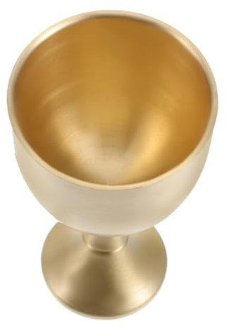 HOMOBABE Calices Laiton Doré Vintage Gobelets à Vin Médiévaux Coupes Autel pour Boissons et Cérémonies