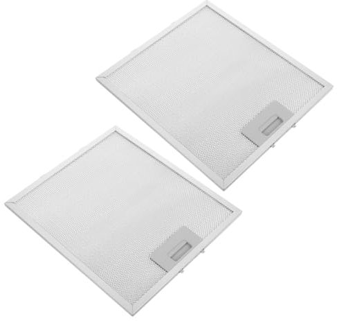 Uonlytech 2 Filtros De Grasa Para Campana Extractora 267×305×9 Mm Filtro De Aluminio De 5 Capas Repuesto Compatible Para Campana Extractora De Cocina Para Extracción De Aire