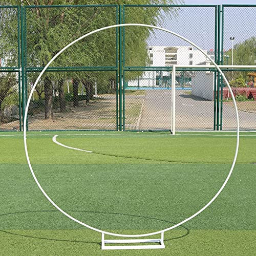 Kit d'arche de ballons de mariage rond – Arche de jardin en métal blanc de 1,5 m, cadre en fer forgé pour décoration de mariage et de fête, parfait pour les événements