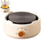 syayw Piano cottura singolo, fornello elettrico singolo, scalda caffè con temperatura regolabile per campeggio, picnic, viaggi, casa e feste
