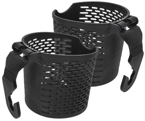 COOLHIYA 2piezas Portavasos para Coche Organizador De Vasos De Agua Soporte para Vasos Portabotellas para Asiento De Coche Portabotellas para Reposacabezas para Viajes y Diario