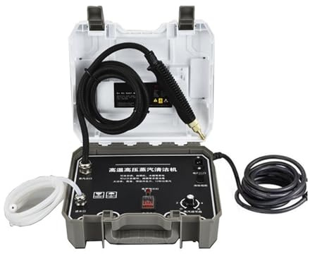 Limpiador a Vapor Industrial, Limpiador portátil de máquina Limpieza a Alta presión 3bar, Equipo Campana Cocina Ajustable a Temperatura(Rot)