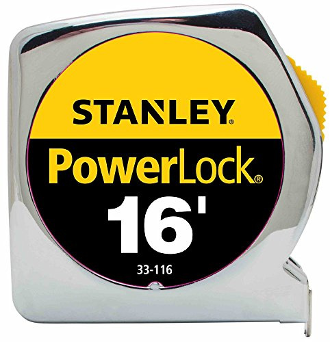 Stanley Hand Tools 33-116 PowerLock Professionelles Maßband, 1,9 cm x 40,6 cm
