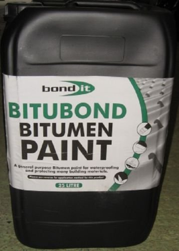 25L BLACK BITUMEN PAINT ROOF LEAK REPAIR PAINT WATERPROOF WEATHER PROOFING