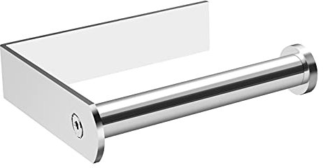 Homovater Toilettenpapierhalter ohne Bohren, Klopapierhalter 304 Edelstahl, Toilettenpapier Halterung Selbstklebend, Rollenhalter WC Papierhalter für Badzimmer and Küche