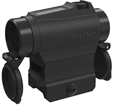Holosun Elite HE515C-M-GR Microdot Grünpunkt Visier Militär + wechselbarem 2MOA Punkt, 65MOA Kreis Absehen nur im manuellen Modus, Picatinny/Weaver Schnellspannmontage, Kill… - 70134605