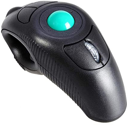 IMAGE Trackball Mouse Wireless USB Hanheld Wireless Mouse with Control Pointer for Right or Left Hander Users