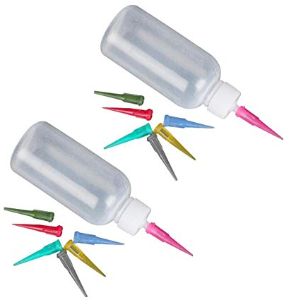 XCSM Pittura marmellata di plastica Bottiglie da spremere con ugelli Dispenser di Salsa di condimento Sciroppo di Ketchup Miele Senape Contenitori di stoccaggio Decorazione di Torte Artigianali