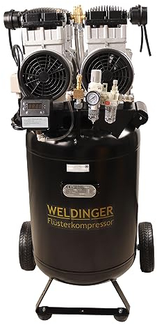 WELDINGER Flüsterkompressor FK 320 pro up premium 3000 W 360l/min ölfrei elektronischer Regler