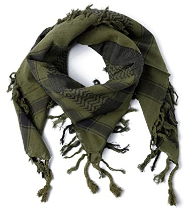 ROCK DADDY Estd 2000 ROCK HARD CLOTHING Halstuch Kopftuch Shemagh Palituch Taktischer Arabischer Arafat Schal Dreieckstuch Palästinenser PLO 100% Baumwolle