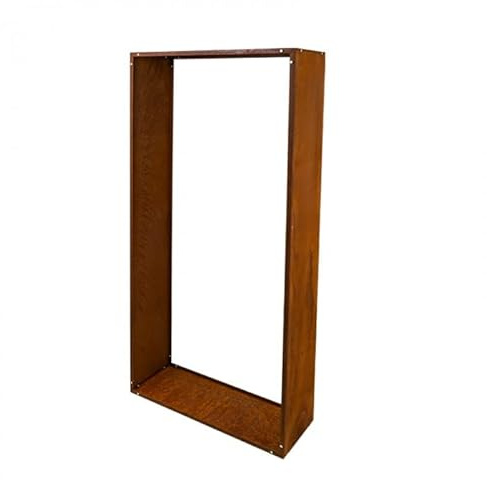 Grindi - Kaminholzregal Kaminholzständer Brennholzregal Holzaufbewahrung - Fusta, 80x30x160 - Holzkorb für Kaminholz & Holzlager, Holzunterstand für innen und außen