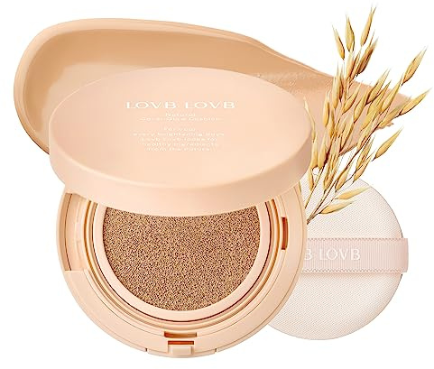 LOVB LOVB Natural Cover Glow Cushion Foundation | Koreanisches Foundation-Make-up | langanhaltende, modulare Abdeckung |