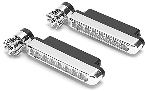 2 Pezzi Luce di Marcia Diurna a Energia Eolica per Auto, 8 LED Luce di Marcia Diurna Alimentata a Energia Eolica Universale per Auto Accessorio per Lampada Ausiliaria