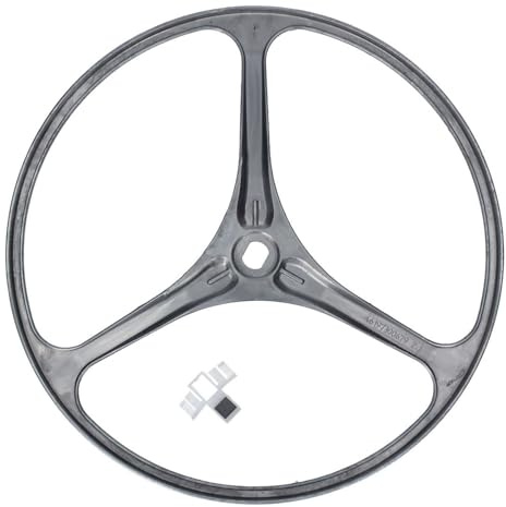LUTH Premium Profi Parts Riemenscheibe kompatibel mit Whirlpool 481252888111 Mit Halter für Keilrippenriemen Waschmaschine Toplader
