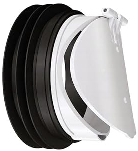 MD Technic WC Rückstauverschluss Abflussrohrklappe Nagetiersperre DN 110mm für Vertikalen sowie Horizontalen Einbau geeignet