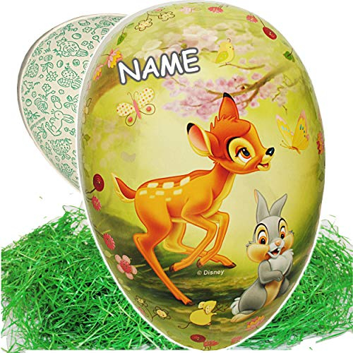 alles-meine.de GmbH 3 Stück Ostereier/Eier + Ostergras - zum Befüllen Größe & Anzahl frei wählbar 9 bis 36 cm - Bambi - Hase Klopfer - Füll - Pappei - Deko Pappe Papp Pap..