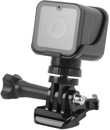 Denash Telecamera per Manubrio Bici, Registratore per Bicicletta Impermeabile 1080P, Telecamera per Sport All'aria Aperta Wi-Fi Anti-vibrazione Grandangolare da 120 Gradi