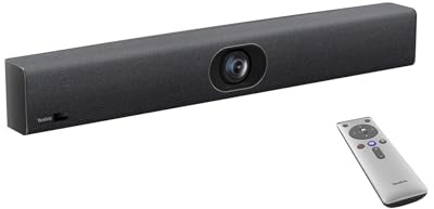 Yealink UVC40 E2 USB Conference Room Camera System Ultra-HD 4K Video Conference Camera 120° Wide-Angle Lens Built-in 8 Microphone Arrays Auto Framing Speaker Tracking and Smart Area Exposure Webcam