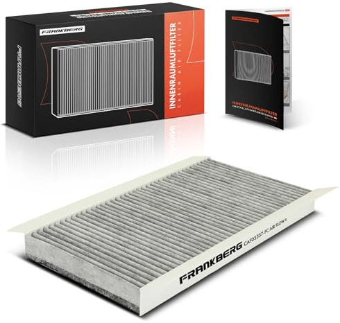 Frankberg Innenraumfilter mit Aktivkohlefilter 9196107 | Kompatibel mit Combo Tour, Corsa C Kasten/Hatchback X01, BLS Wagon, Corsa C X01, Combo Kasten/MPV, 9-3X YS3, 9-3 Kombi E50