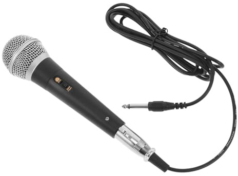 HEMOTON Wired Dynamic Microphone for Speaker Microphone Singing Mic for Karaoke and Recording