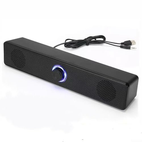 FortunateSweet Altoparlante USB Surround Sound con connettività cablata e wireless per TV, PC, laptop (modello di ricarica)