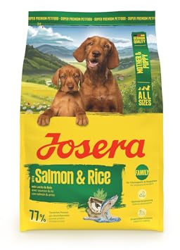 JOSERA Family | 3 kg | Premium Trockenfutter für Hunde zur Aufzucht | Mother & Puppy | Lachs & Reis | Optimale energiereiche Versorgung der Welpen mit Fettsäuren, Taurin & L-Carnitin | glutenfrei
